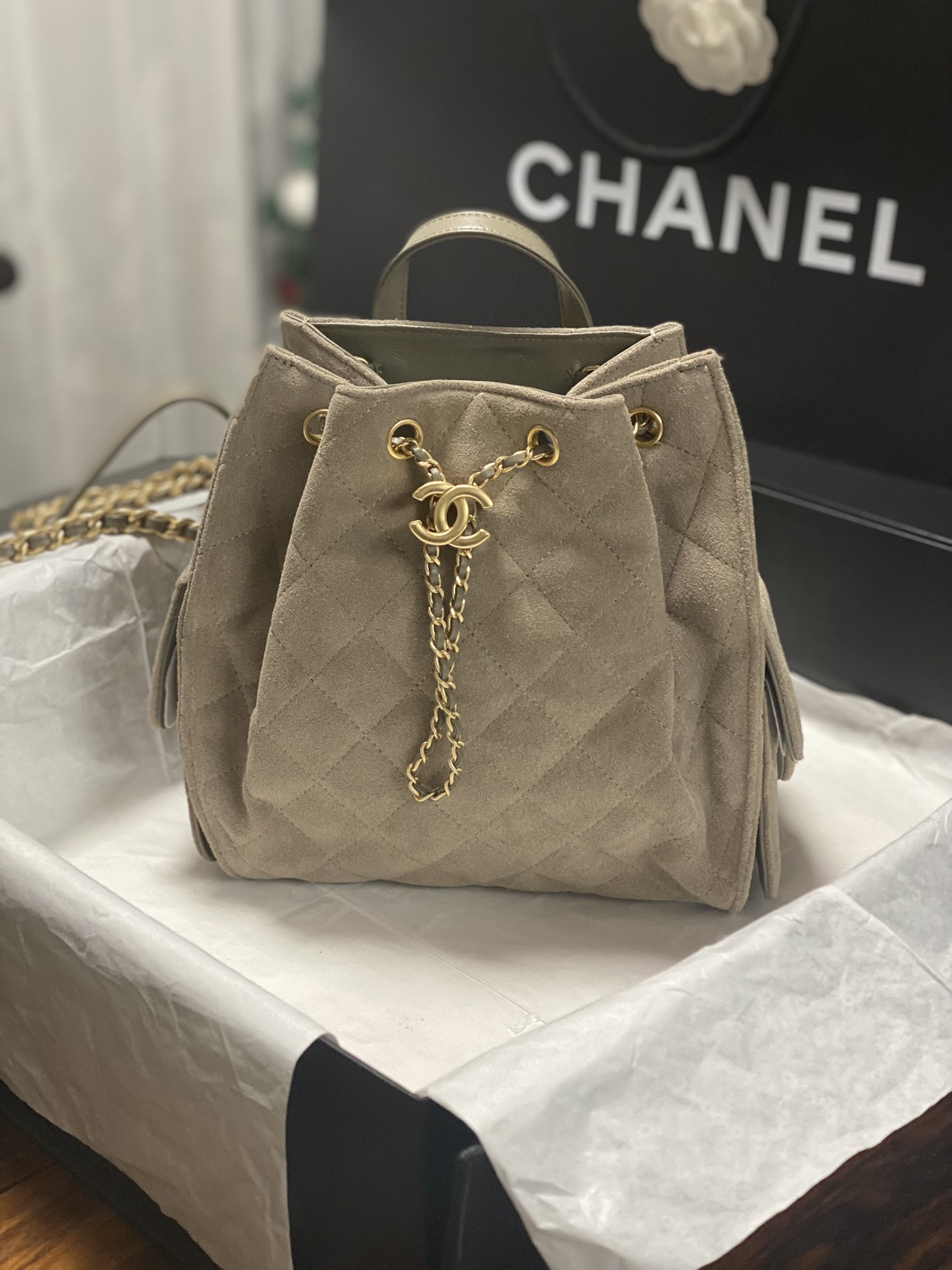 Ch*el 25 medium backpack as5600 23x23x14cm