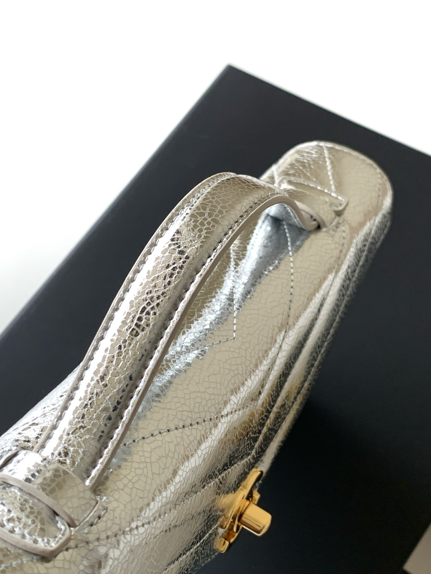 Ch*el holiday collection clutch 10x26x5cm