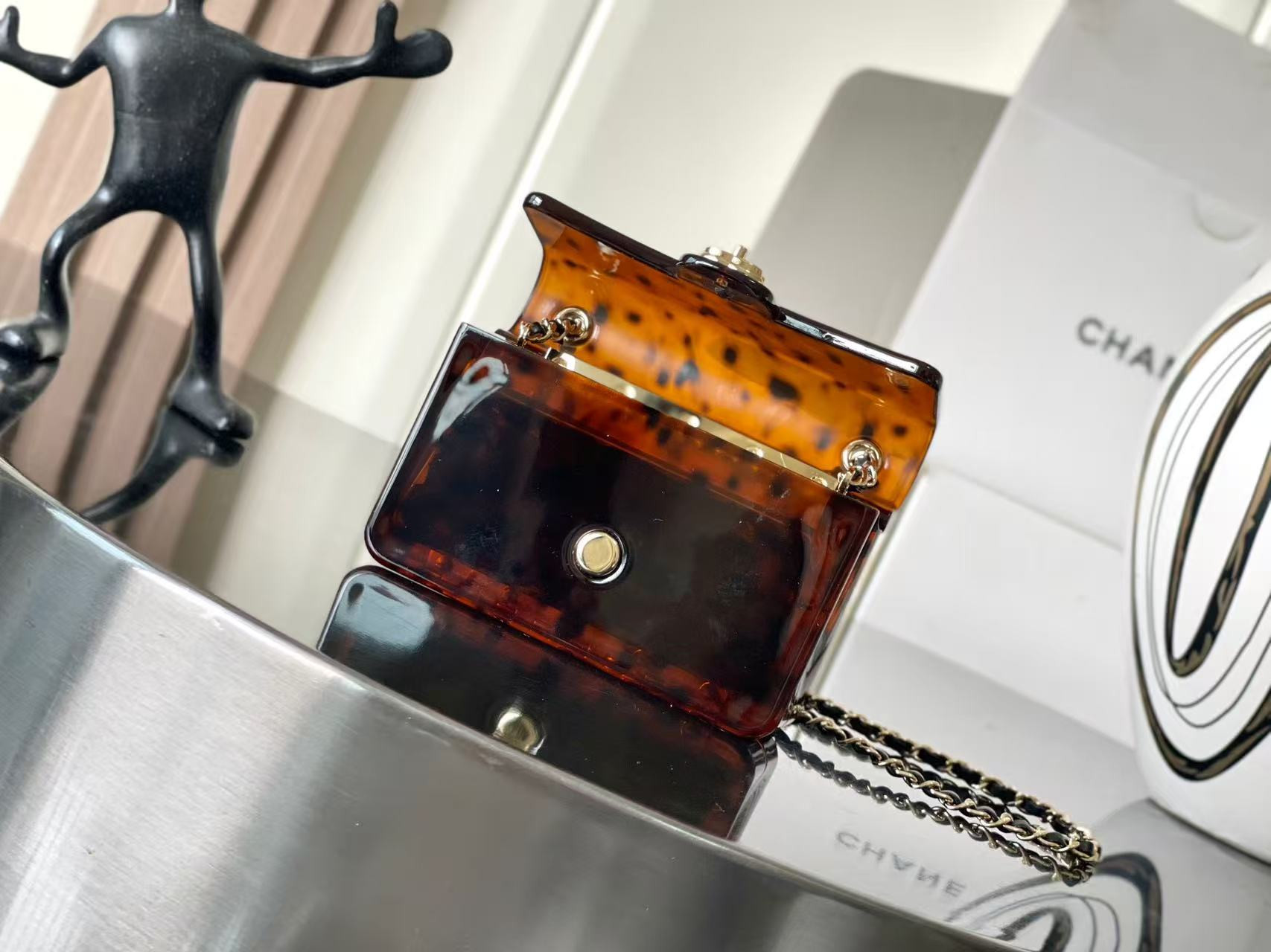 Ch*el mini evening bag 12x9x4.5cm